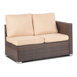SET MOBILIER DE GRADINA/TERASA, NEGRO, ARTIM MEBLE, DIN TEHNORATAN, TEXTIL SI STICLA, CULOARE MARO/BEJ - Img 6