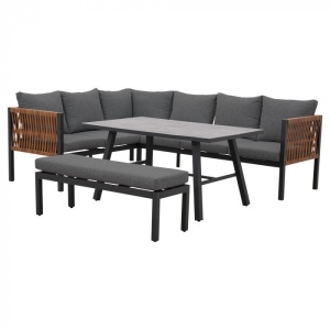 SET MOBILIER DE GRADINA, TEXAS, CU CANAPEA LOUNGE