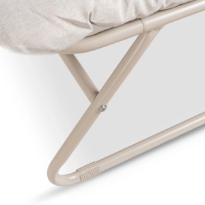 SET MOBILIER TERASA, NIKEA, ARTIM MEBLE, DIN METAL SI TEXTIL, CULOARE BEJ - Img 5