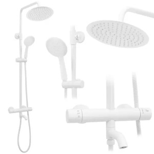 SET PENTRU DUS REA, CU TERMOSTAT LUNGO ALB MAT, CALITATE SUPERIOARA