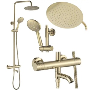 SET PENTRU DUS, REA LUNGO DIAMOND AURIU, CU TERMOSTAT, CALITATE SUPERIOARA