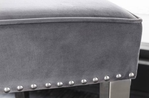 SOFA/BANCUTA, CASTLE DELUXE 165CM, DIN METAL SI CATIFEA, COD 43211, DESIGN BAROC - Img 4