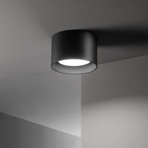 SPOT SPIKE PL1 ROUND, NEGRU, DIN ALUMINIU, STIL MODERN - Img 2