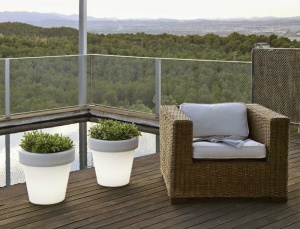 SUPORT GHIVECI ILUMINAT MAGNOLIA 30 C STIL MODERN B2