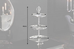 SUPORT, ORIENT 3 ETAJE 46CM, COD 40386, DIN ALUMINIU, ASPECT INDUSTRIAL - Img 7
