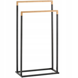 SUPORT REA TOALETA, METAL SI BAMBUS 390709, DESIGN MODERN, CALITATE SUPERIOARA, REA