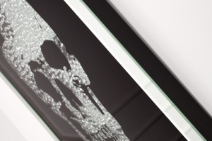 TABLOU DECORATIV MIRROR SKULL 35439 STIL MODERN - Img 3