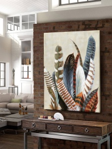 TABLOU DECORATIV UCELLI 586107, PICTURA ACRILICA PE PANZA, STIL MODERN, SCHULLER