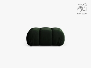 TABURET BELLIS , VERDE SMARALD, CU TAPITERIE DIN CATIFEA VERDE SMARALD, MICADONI