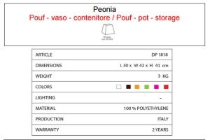 TABURET PEONIA - Img 3