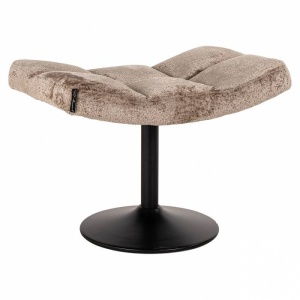 TABURET SYDNEY, MARO/NEGRU, TAPITERIE CHENILLE SI PICIOR DIN METAL, STIL MODERN, RICHMOND INTERIORS