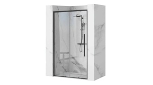 USA DE DUS, REA SOLAR, 120 CM, NEGRU MAT, DESIGN MODERN, CALITATE SUPERIOARA, REA