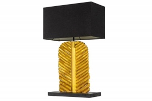 VEIOZA LEAF AURIU/NEGRU DIN BUMBAC SI LEMN COD 40502 - Img 6
