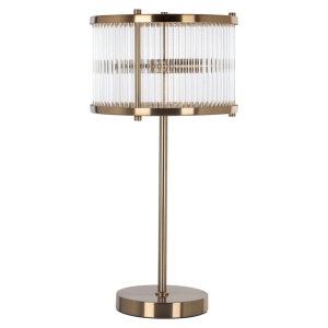 VEIOZA LOIZA AURIU PERIAT, LB-0136, CONFECTIONATA DIN METAL SI STICLA SECURIZATA, STIL MODERN