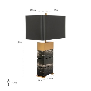 VEIOZA SERENA, LB-0164, CONFECTIONATA DIN METAL SI MARMURA, STIL MODERN - Img 4