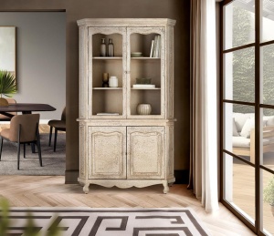 VITRINA DEOSEBITA, 207CM, LEMN DE MANGO ANTICHIZAT, ARTIM GROUP SELECTION