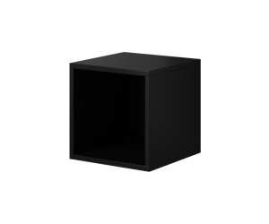 VITRINA LIVING ROCO RO6 NEAGRA DESIGN MODERN CM