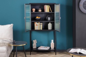 VITRINA/ORGANIZATOR, STIL INDUSTRIAL, DURA STEEL 150CM, DIN METAL SI STICLA, ARTIM GROUP SELECTION - Img 2