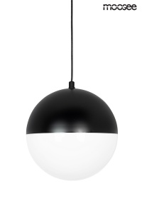 APLICA BOWL DUO, NEAGRA, CONFECTIONATA DIN STICLA SI METAL, STIL MODERN - Img 2