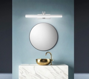 APLICA CHROME MIRROR APP372-1W, 9W, 40 cm, CROM/ARGINTIU, DIN METAL CROMAT, STIL MODERN, TU - Img 2