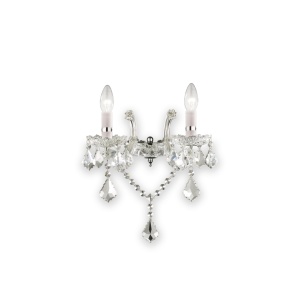 APLICA FLORIAN AP2, CROM, DIN CRISTAL, STIL CLASIC