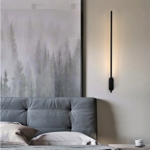 APLICA LED WALL LAMP APP584-1W, 12W, 92 cm, NEGRU, DIN METAL DE INALTA CALITATE, STIL MODERN, TU - Img 6