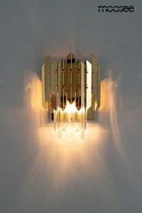 APLICA MAJESTIC GOLD, CONFECTIONATA DIN OTEL SI CRISTAL, STIL MODERN - Img 2