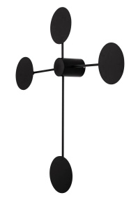 APLICA/PLAFONIERA SHADOW 4, DIN METAL, NEGRU, STIL MODERN, B2 - Img 3