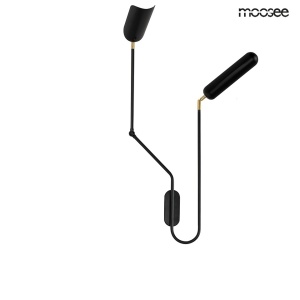 APLICA ROTATIVA TENTA NEAGRA, CONFECTIONATA DIN METAL, STIL MODERN - Img 2