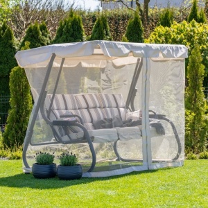 BALANSOAR DE GRADINA 3 PERSOANE, METAL SI POLIESTER, ARTIM GROUP SELECTION - Img 2