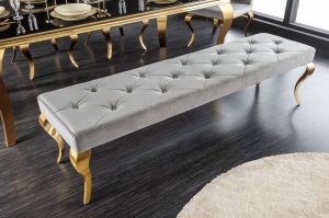 BANCA, BAROCK 170CM, CATIFEA SI METAL, COD 43385, MODEL DEOSEBIT - Img 1