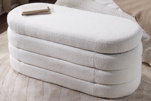 BANCA CU SPATIU DEPOZITARE, VOQUE 115CM, MATERIAL BOUCLE, ARTIM GROUP SELECTION - Img 9