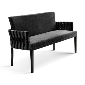 BANCUTA/SOFA ELIS, NEGRU/NEGRU, STIL MODERN