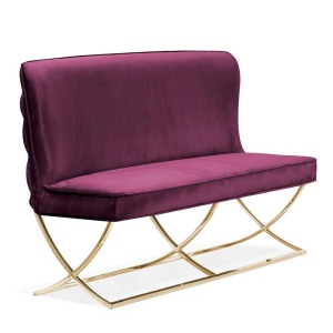 BANCUTA/SOFA SCARLET, BORDO/AURIU, STIL MODERN