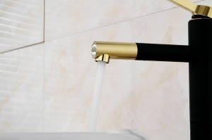 BATERIE REA SMART, HIGH, NEGRU/AURIU, DESIGN MODERN, MONTAJ PE BLAT, CALITATE SUPERIOARA, REA - Img 4