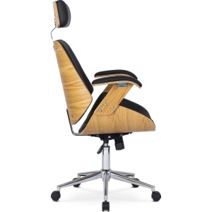 BESTSELLER! SCAUN DE BIROU, ARTIM MEBLE, REALIZAT DIN PIELE ECO, PLACAJ SI METAL, CULOARE STEJAR AURIU, STIL MODERN - Img 3