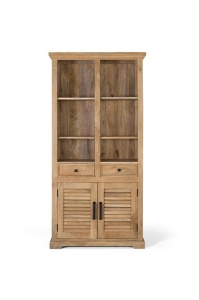 BIBLIOTECA/VITRINA CLASICA, 180CM, CODE 1812, LEMN DE MANGO, ARTIM GROUP SELECTION