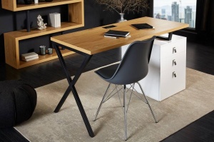 BIROU MODERN, LOFT 140CM, COD 41213, DIN MDF INFOLIAT SI METAL