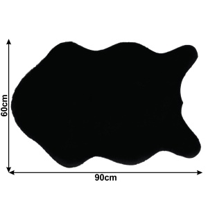 Blană artificială, negru, 60x90, RABIT NEW TYP 1, 0000229884 - Img 7