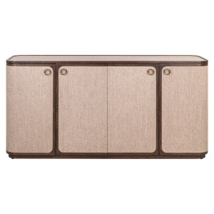 BUFET DINING WILLOX, REALIZAT DIN METAL, LEMN DE STEJAR, MDF SI IN, CULOARE BEJ, DESIGN DEOSEBIT, RICHMOND INTERIORS