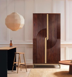 BUFET ELEGANT, 179CM, COD 1664, LEMN DE MANGO SI METAL, ARTIM GROUP SELECTION