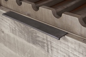 BUFET, FINCA 175CM, COD 40448, METAL SI LEMN PIN GRI, ASPECT INDUSTRIAL - Img 4