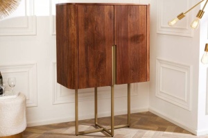 BUFET GATSBY 125CM, LEMN MASIV SI METAL, COD 43335, MODEL DEOSEBIT - Img 1