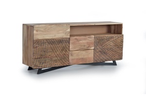 BUFET LIVING, ARTIM 1091, DIN LEMN DE SALCAM, SCULPTAT MANUAL, ARTIM GROUP SELECTION