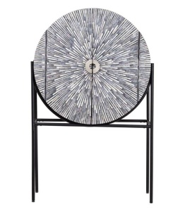 BUFET/ORGANIZATOR DECORATIV, HERITAGE 160CM, LEMN MASIV SI OS, COD 43346, MODEL DEOSEBIT - Img 1
