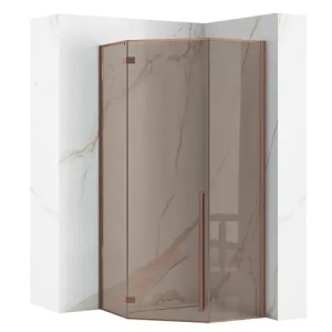 CABINA DE DUS DIAMOND 90X90, CUPRU PERIAT, CU CADITA DIAMOND NEAGRA, CALITATE SUPERIOARA