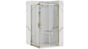 CABINA DE DUS REA PUNTO, CULISANTA, 80x100CM, AURIU PERIAT, DIN STICLA, CALITATE SUPERIOARA