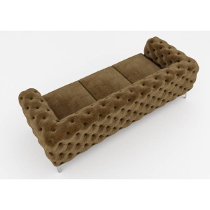 CANAPEA 3 LOCURI, CHESTERFIELD, DIN STOFA DE CALITATE, 243CM, CULOARE PERSONALIZATA, RPZ - Img 8