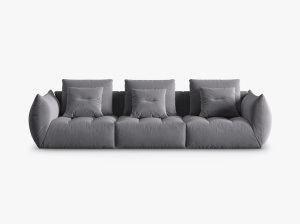 CANAPEA BLOOM, 4 LOCURI, 332 CM, DIVERSE CULORI SI MATERIALE, DESIGN DEOSEBIT