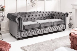 CANAPEA CHESTERFIELD, 205CM, COD 40482, CATIFEA, DESIGN CLASIC - Img 1